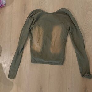 PrettyLittleThing Khaki Long Sleeve Top